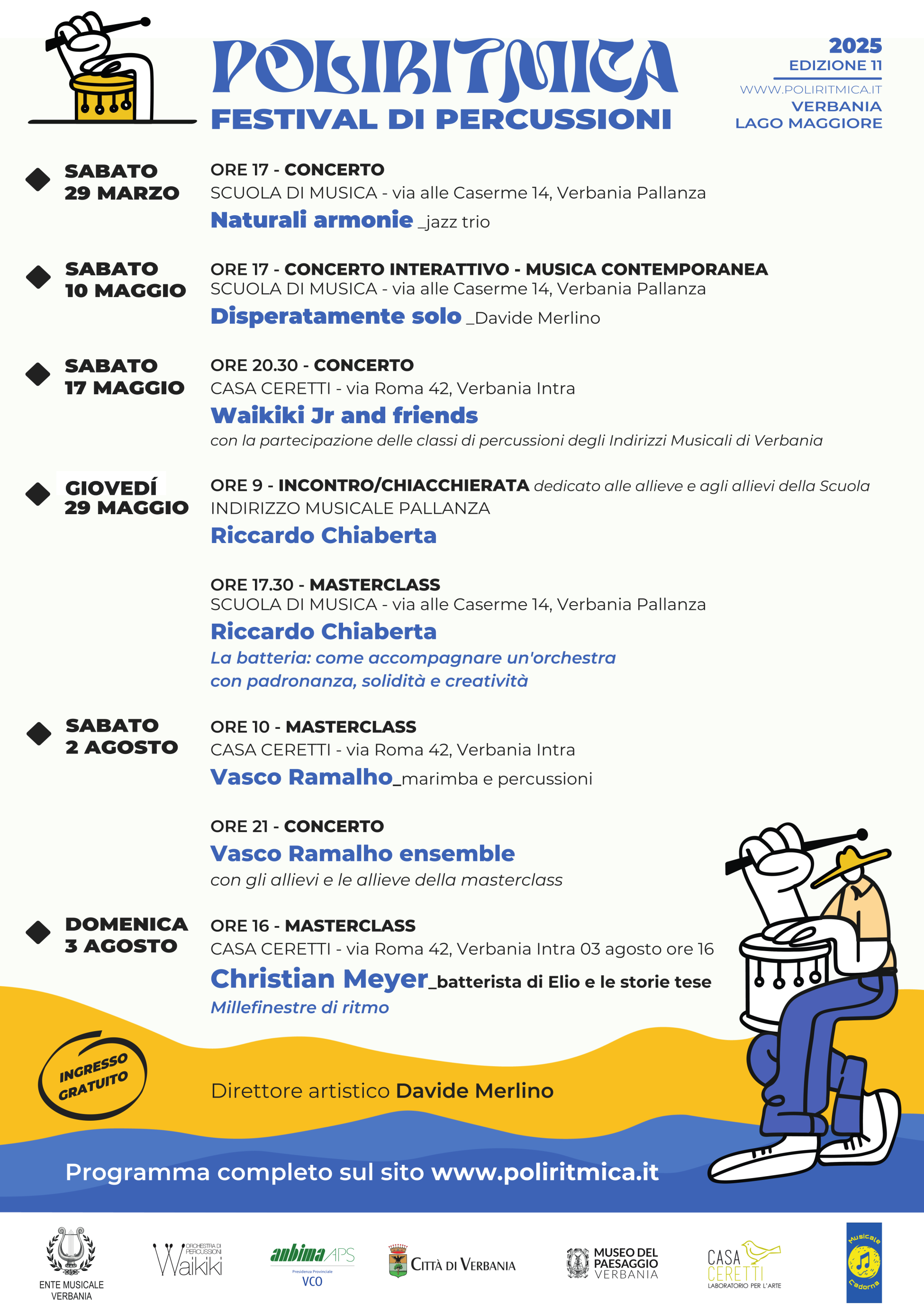 Manifesto Poliritmica 2025 - Undicesima edizione